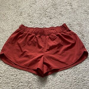 Old Navy Women's Athletic Shorts in Rich Red
